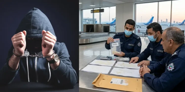 A4 paper drug smuggling Kuwait